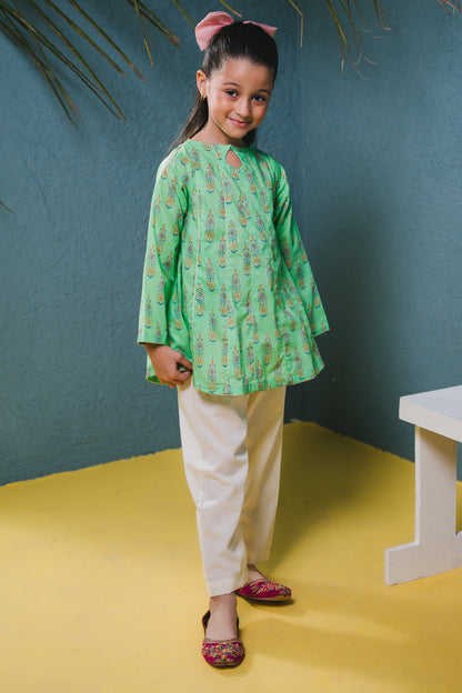 Zellbury Girls | 1 Piece Lawn | Kurta - 1443 - Libasekhas