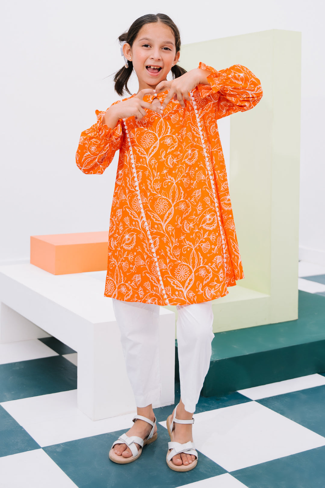 Zellbury Girls | 1 Piece Lawn | Kurta - 1448 - Libasekhas