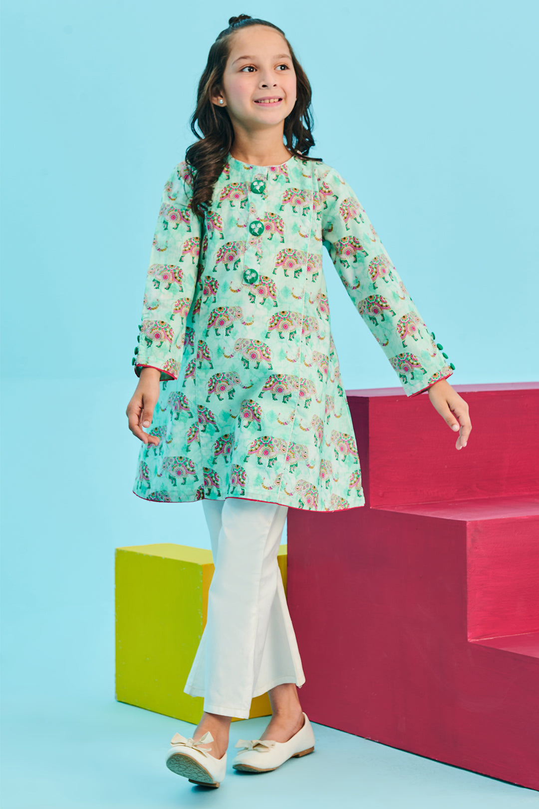 Zellbury Girls | 1 Piece Lawn | Kurta - 1451 - Libasekhas
