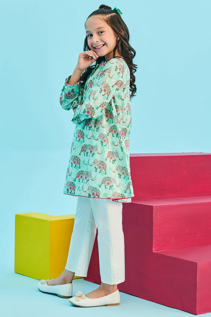 Zellbury Girls | 1 Piece Lawn | Kurta - 1451 - Libasekhas