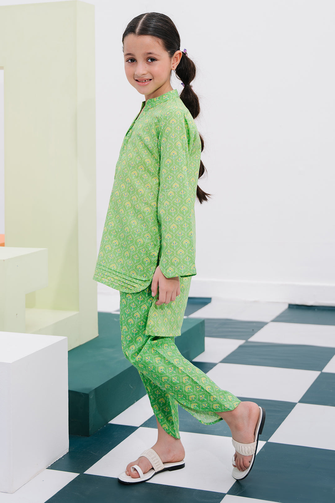 Zellbury Girls | 2 Piece Lawn | Kurta Trouser - 2406 - Libasekhas