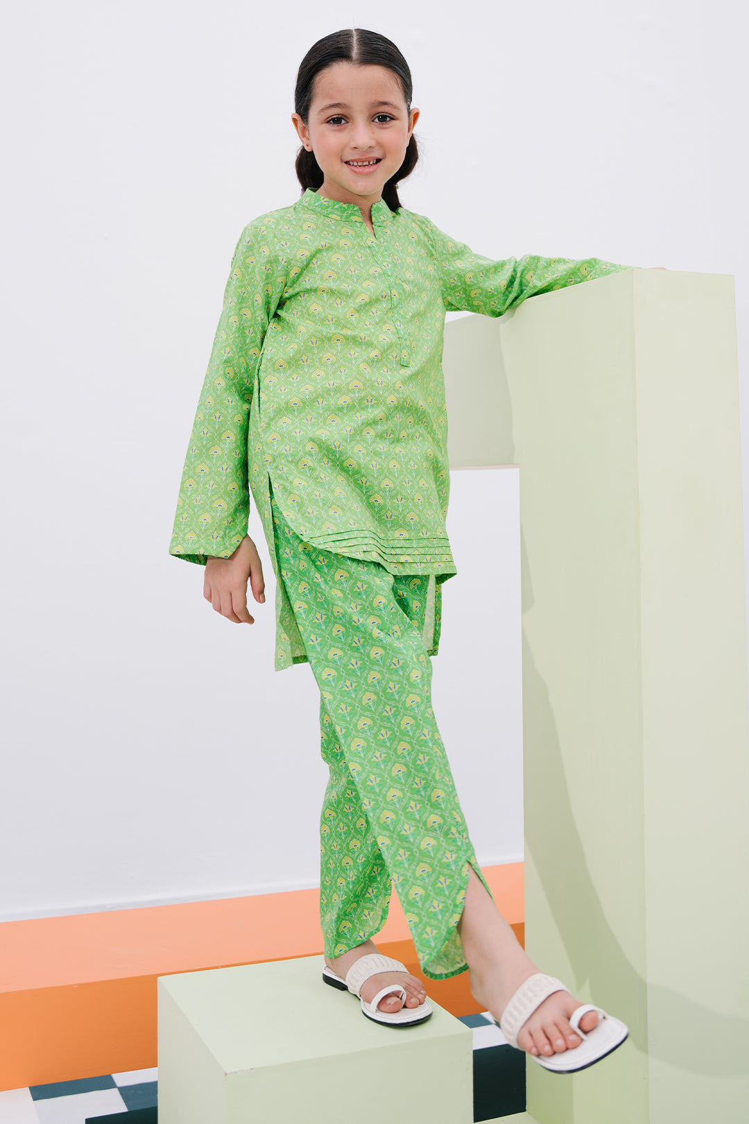 Zellbury Girls | 2 Piece Lawn | Kurta Trouser - 2406 - Libasekhas