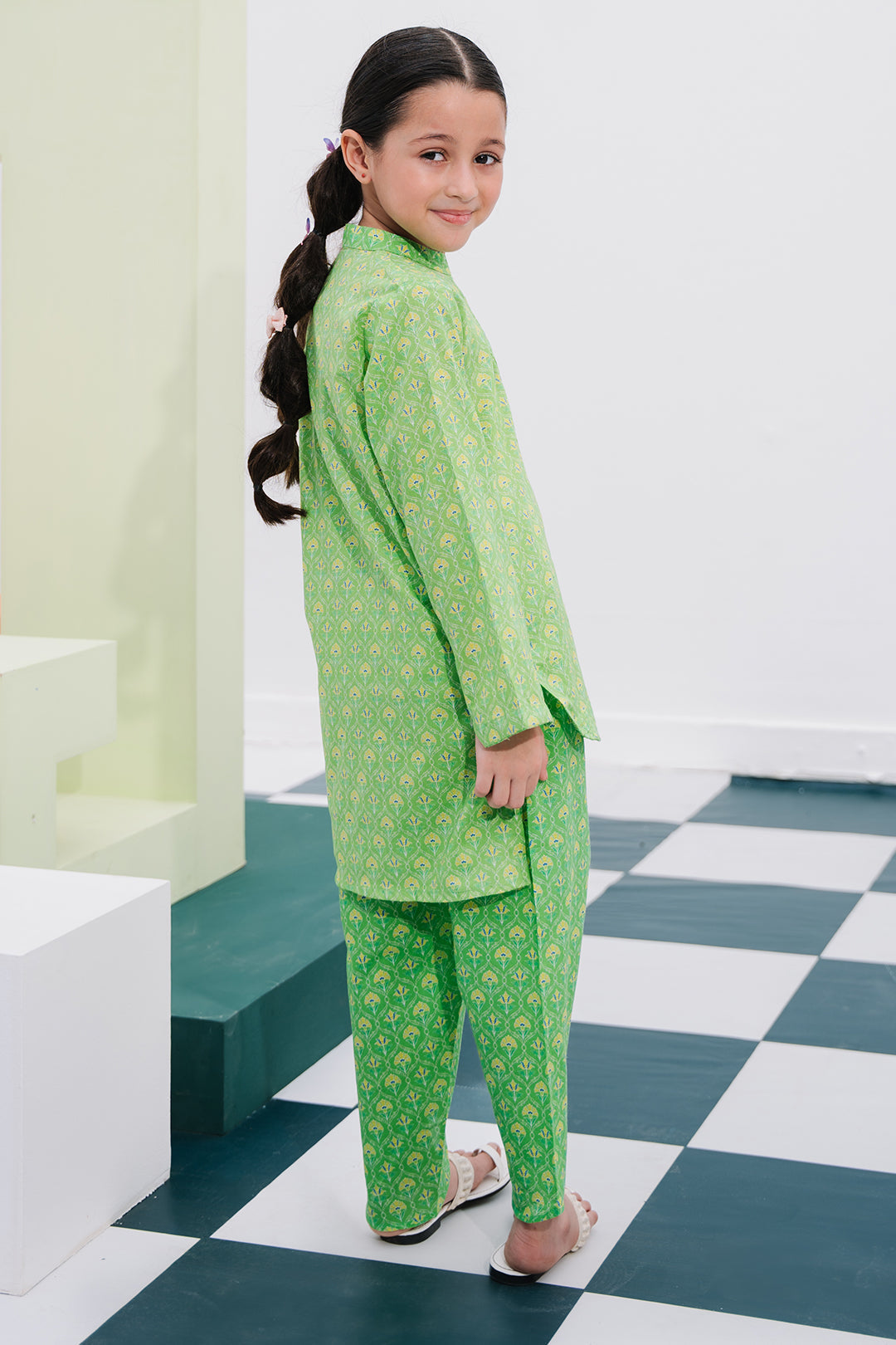 Zellbury Girls | 2 Piece Lawn | Kurta Trouser - 2406 - Libasekhas