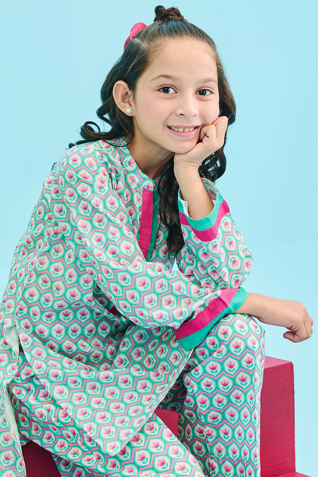 Zellbury Girls | 2 Piece Lawn | Kurta Trouser - 2411 - Libasekhas