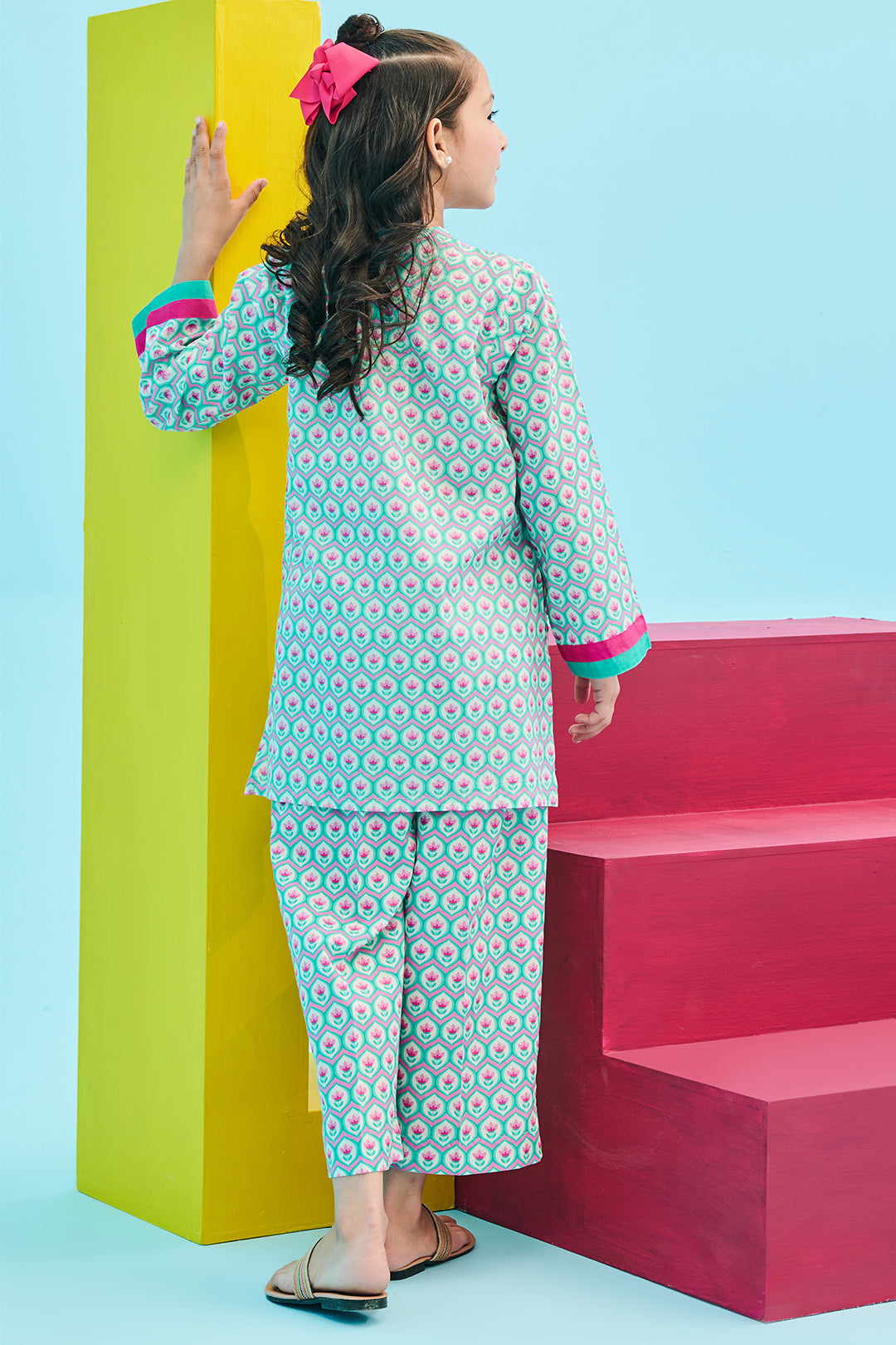 Zellbury Girls | 2 Piece Lawn | Kurta Trouser - 2411 - Libasekhas