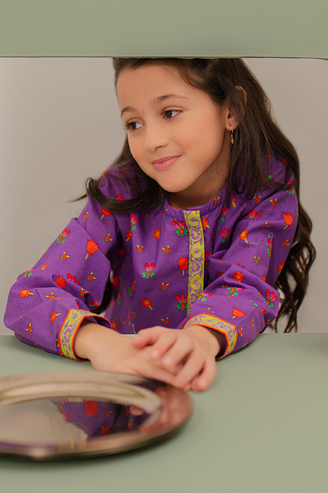 Zellbury Girls | 2 Piece Lawn | Kurta Trouser - 2413 - Libasekhas