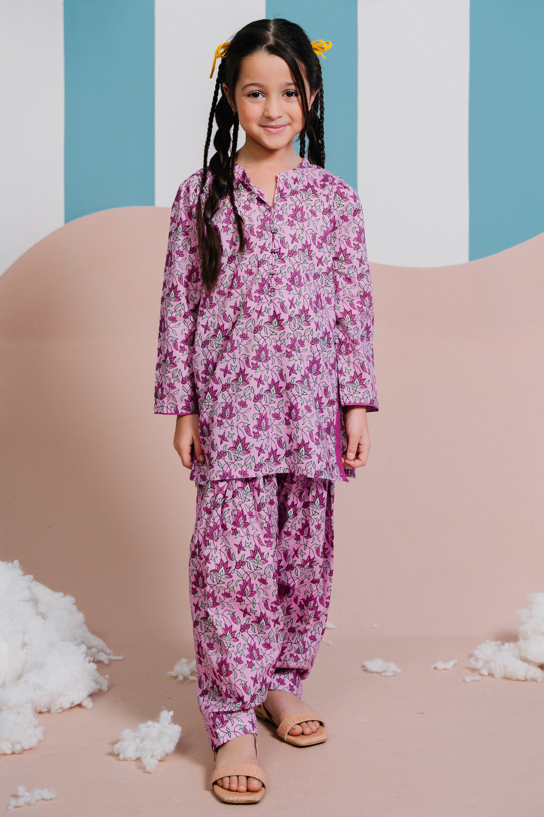 Zellbury Girls | 2 Piece Lawn | Kurta Trouser - 2414 - Libasekhas