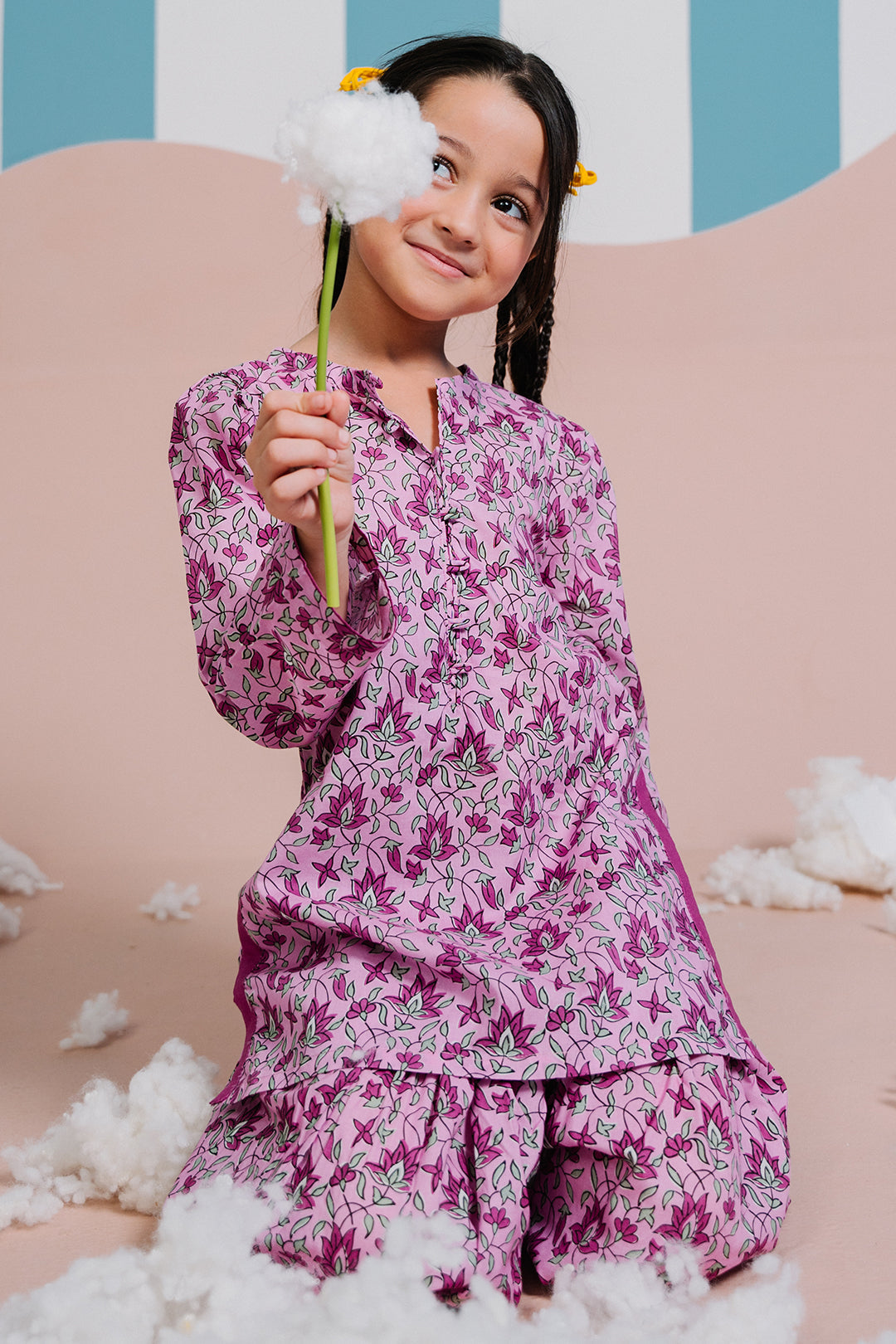 Zellbury Girls | 2 Piece Lawn | Kurta Trouser - 2414 - Libasekhas
