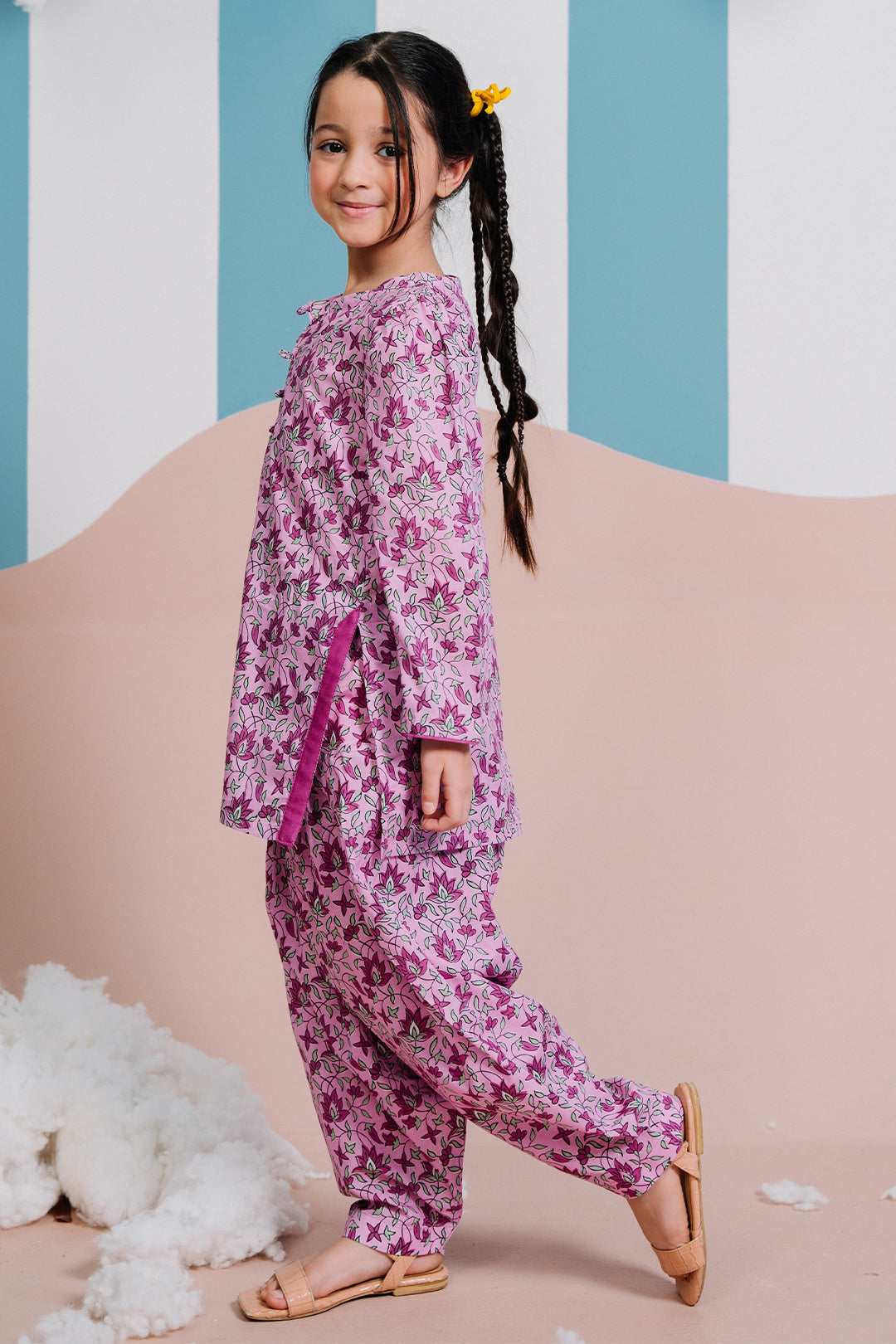 Zellbury Girls | 2 Piece Lawn | Kurta Trouser - 2414 - Libasekhas