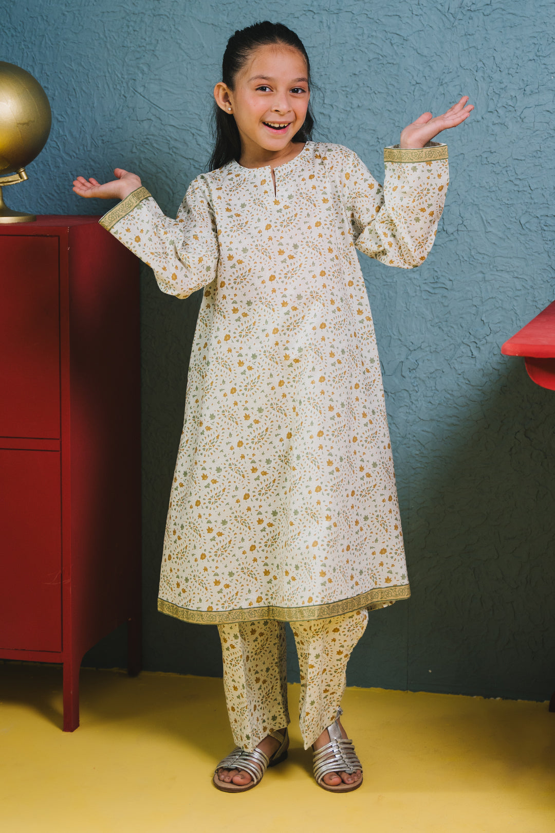 Zellbury Girls | 2 Piece Lawn | Kurta Trouser - 2415 - Libasekhas