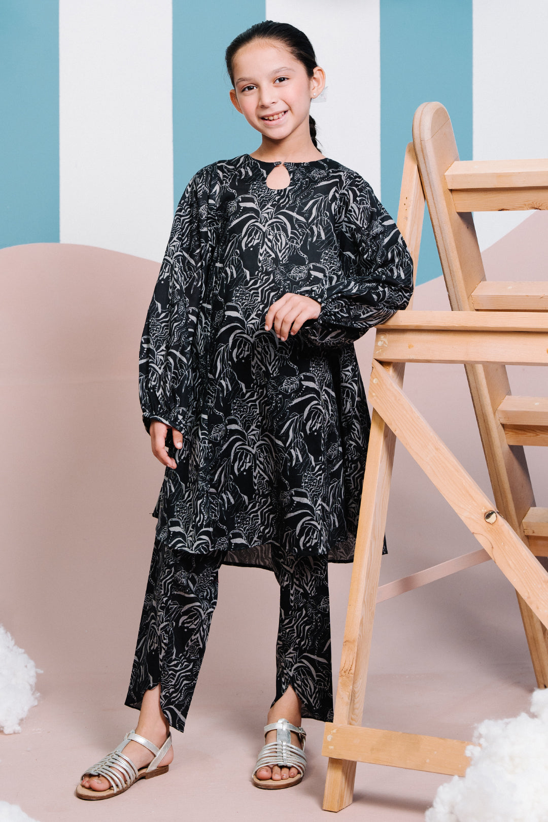 Zellbury Girls | 2 Piece Lawn | Kurta Trouser - 2456 - Libasekhas