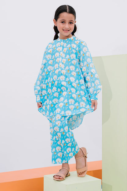 Zellbury Girls | 2 Piece Lawn | Kurta Trouser - 2462 - Libasekhas