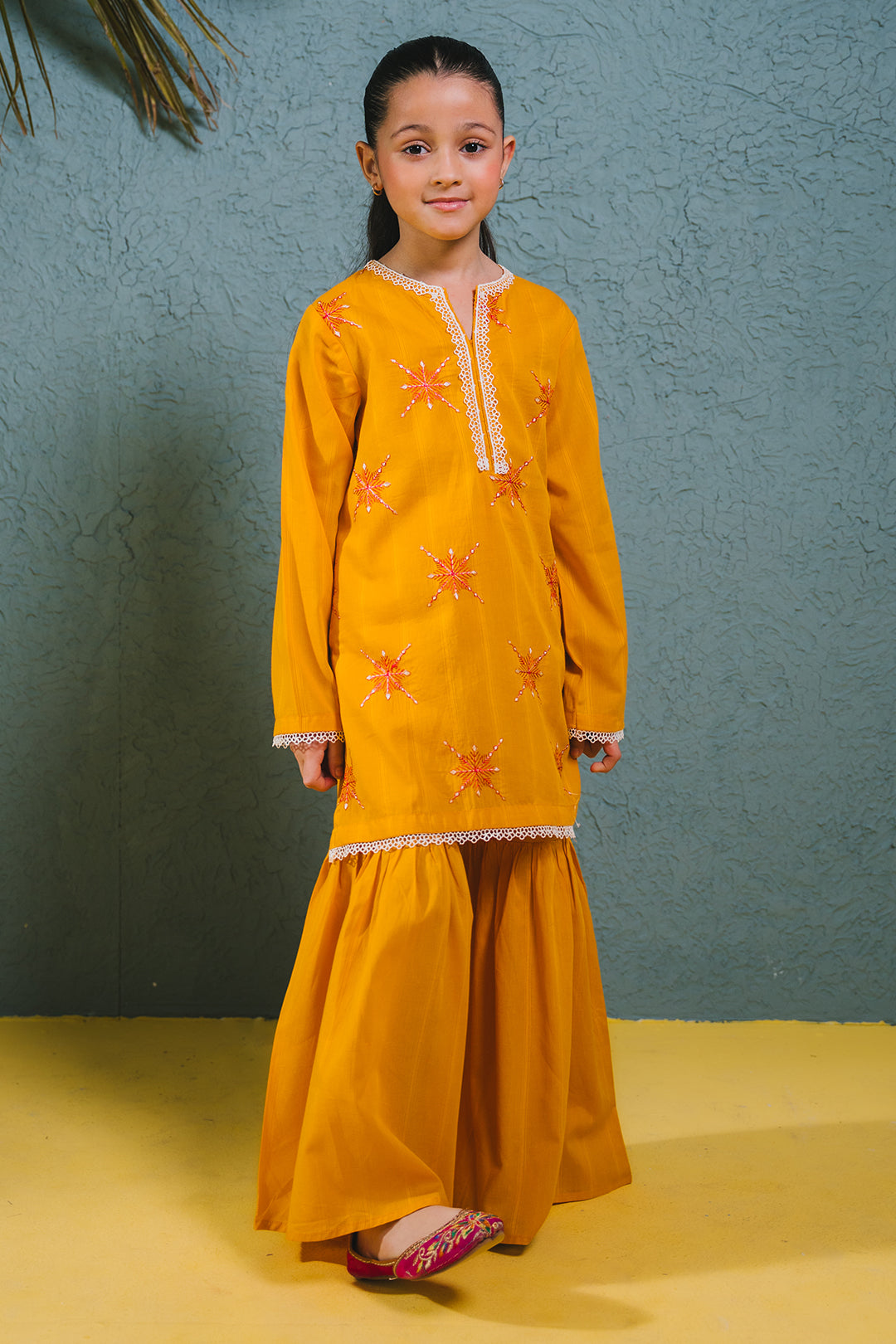 Zellbury Girls | 2 Piece Lawn | Embroidered Kurta Trouser - 2465 - Libasekhas