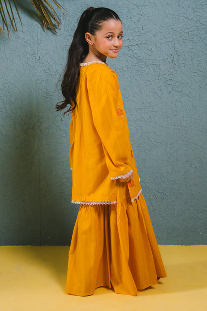 Zellbury Girls | 2 Piece Lawn | Embroidered Kurta Trouser - 2465 - Libasekhas
