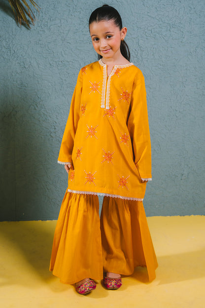 Zellbury Girls | 2 Piece Lawn | Embroidered Kurta Trouser - 2465 - Libasekhas