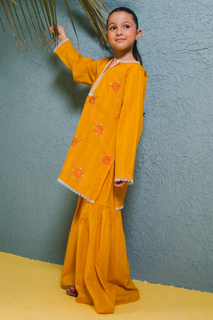 Zellbury Girls | 2 Piece Lawn | Embroidered Kurta Trouser - 2465 - Libasekhas