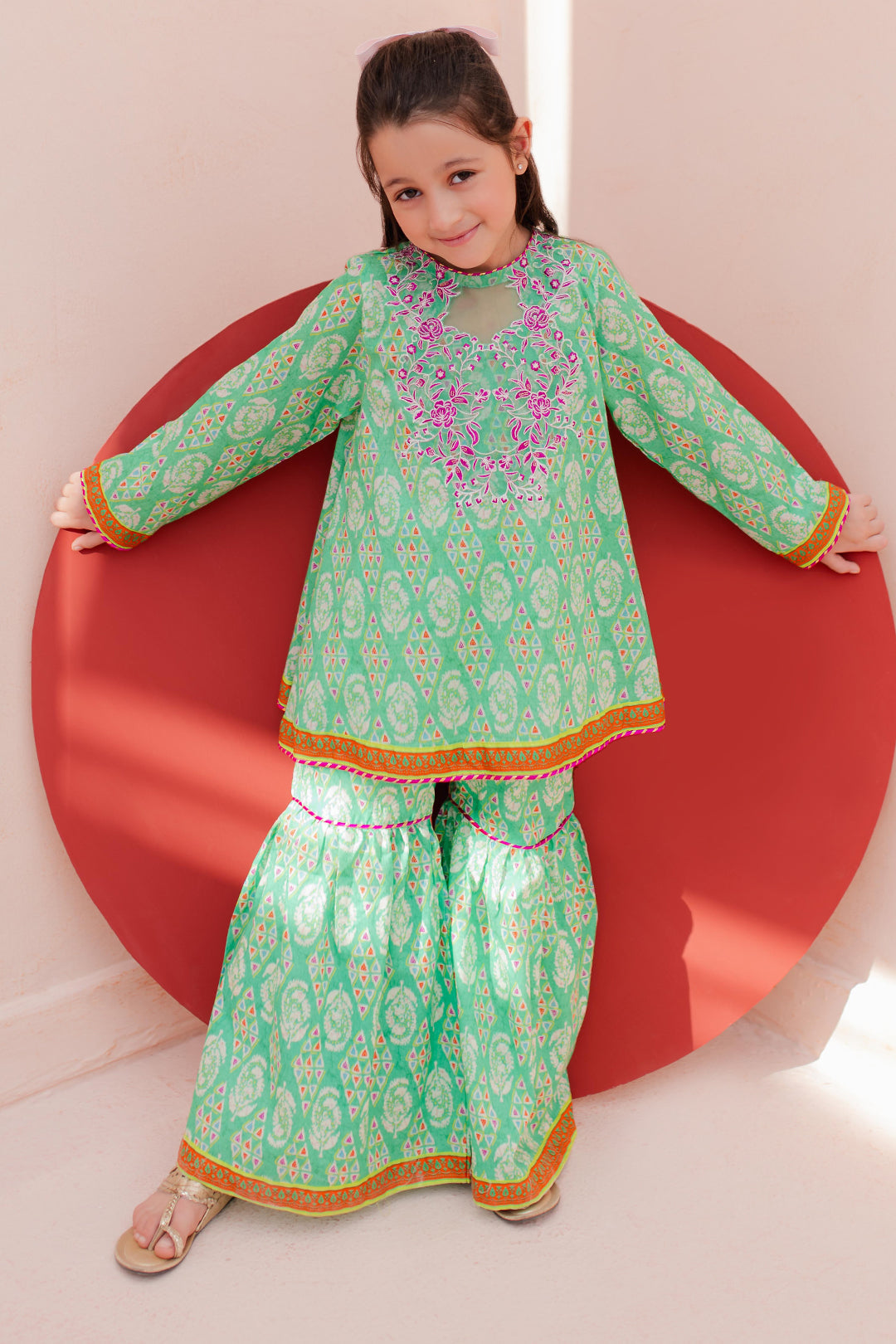 Zellbury Girls | 2 Piece Lawn | Embroidered Kurta Trouser - 2469 - Libasekhas