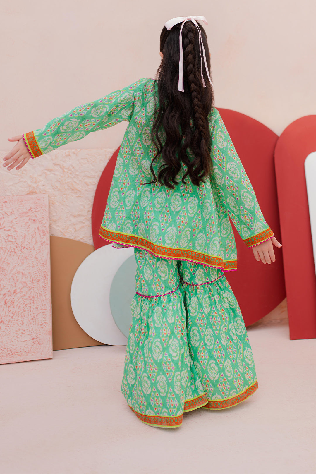Zellbury Girls | 2 Piece Lawn | Embroidered Kurta Trouser - 2469 - Libasekhas