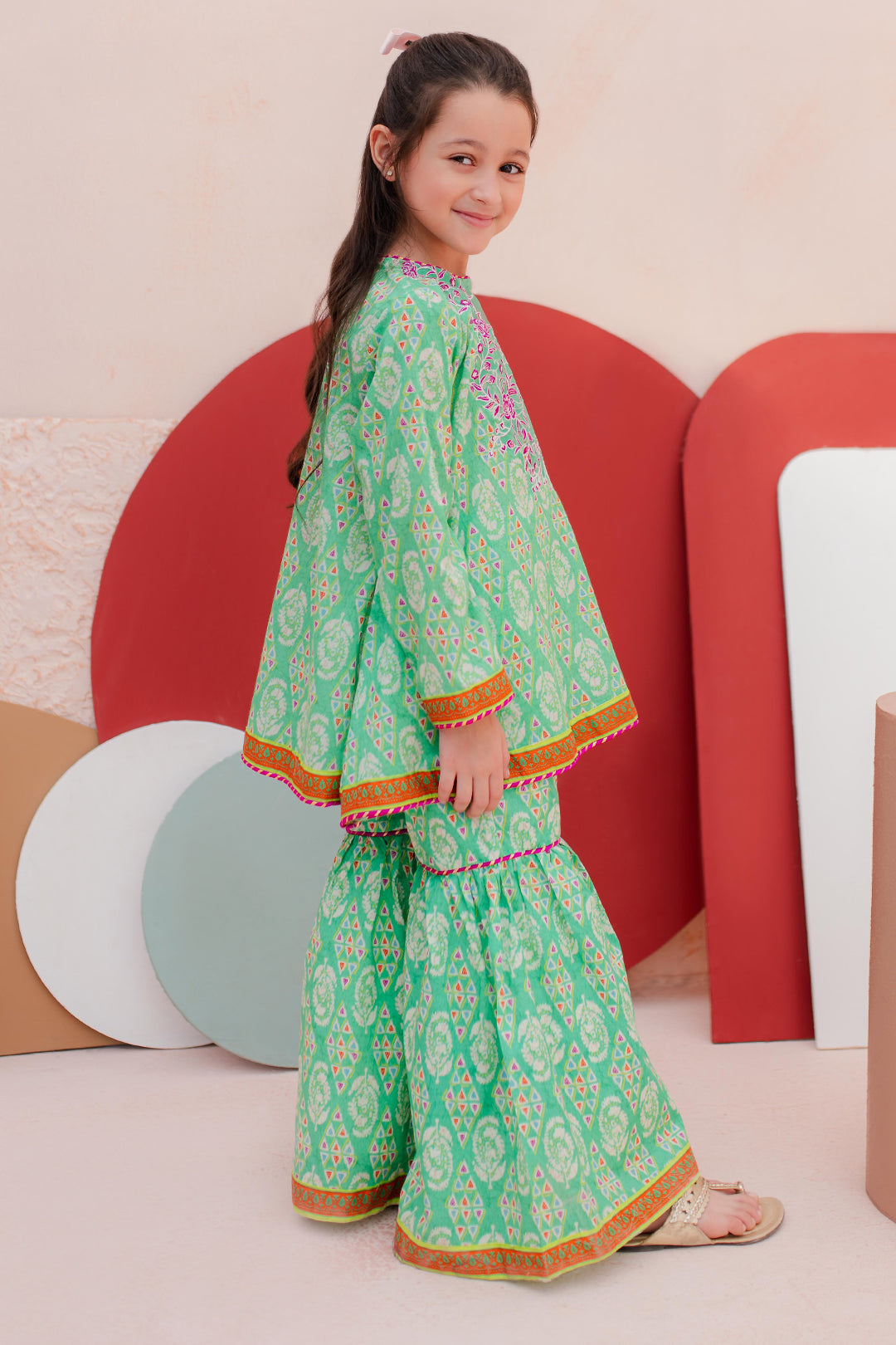 Zellbury Girls | 2 Piece Lawn | Embroidered Kurta Trouser - 2469 - Libasekhas