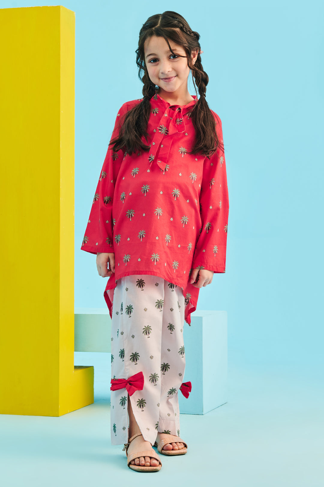 Zellbury Girls | 2 Piece Lawn | Kurta Trouser - 2628 - Libasekhas