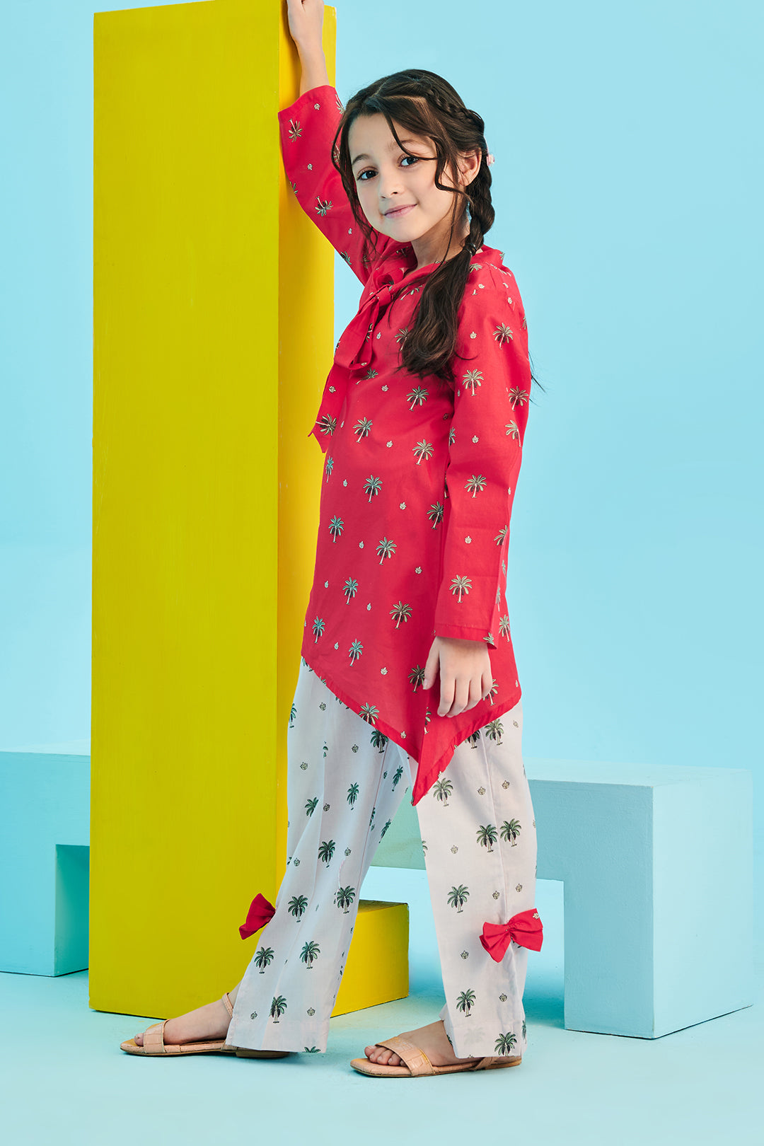 Zellbury Girls | 2 Piece Lawn | Kurta Trouser - 2628 - Libasekhas