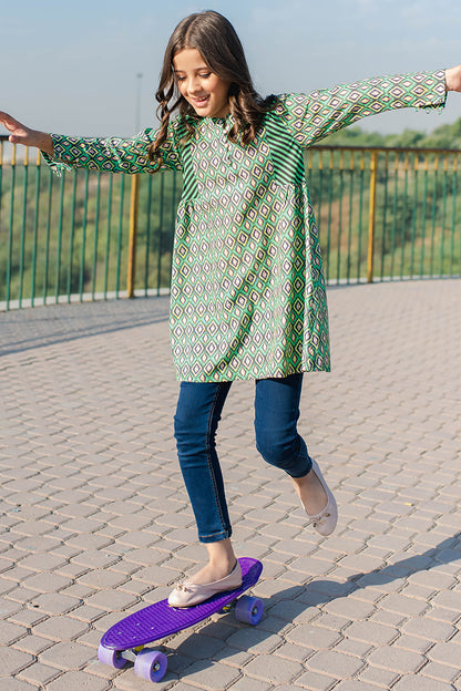 Zellbury Girls | 1 Piece Khaddar | Kurta - 1224 - Libasekhas