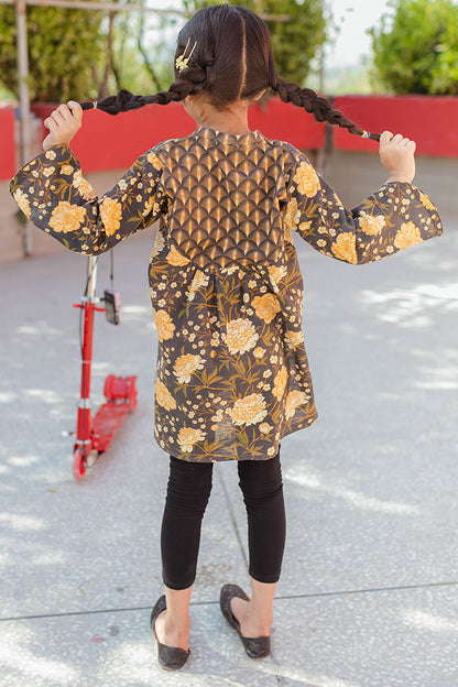 Zellbury Girls | 1 Piece Khaddar | Kurta - 1225 - Libasekhas