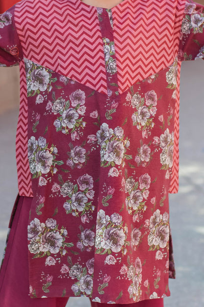 Zellbury Girls | 2 Piece Khaddar | Kurta Trouser - 2222 - Libasekhas
