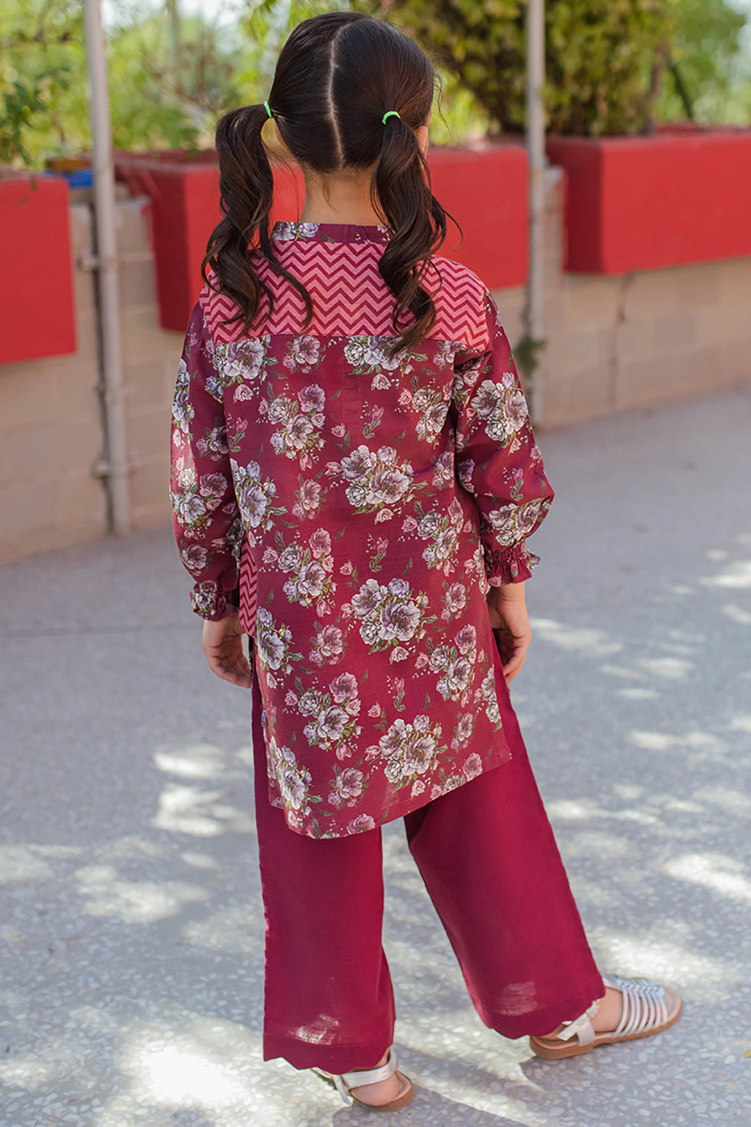 Zellbury Girls | 2 Piece Khaddar | Kurta Trouser - 2222 - Libasekhas