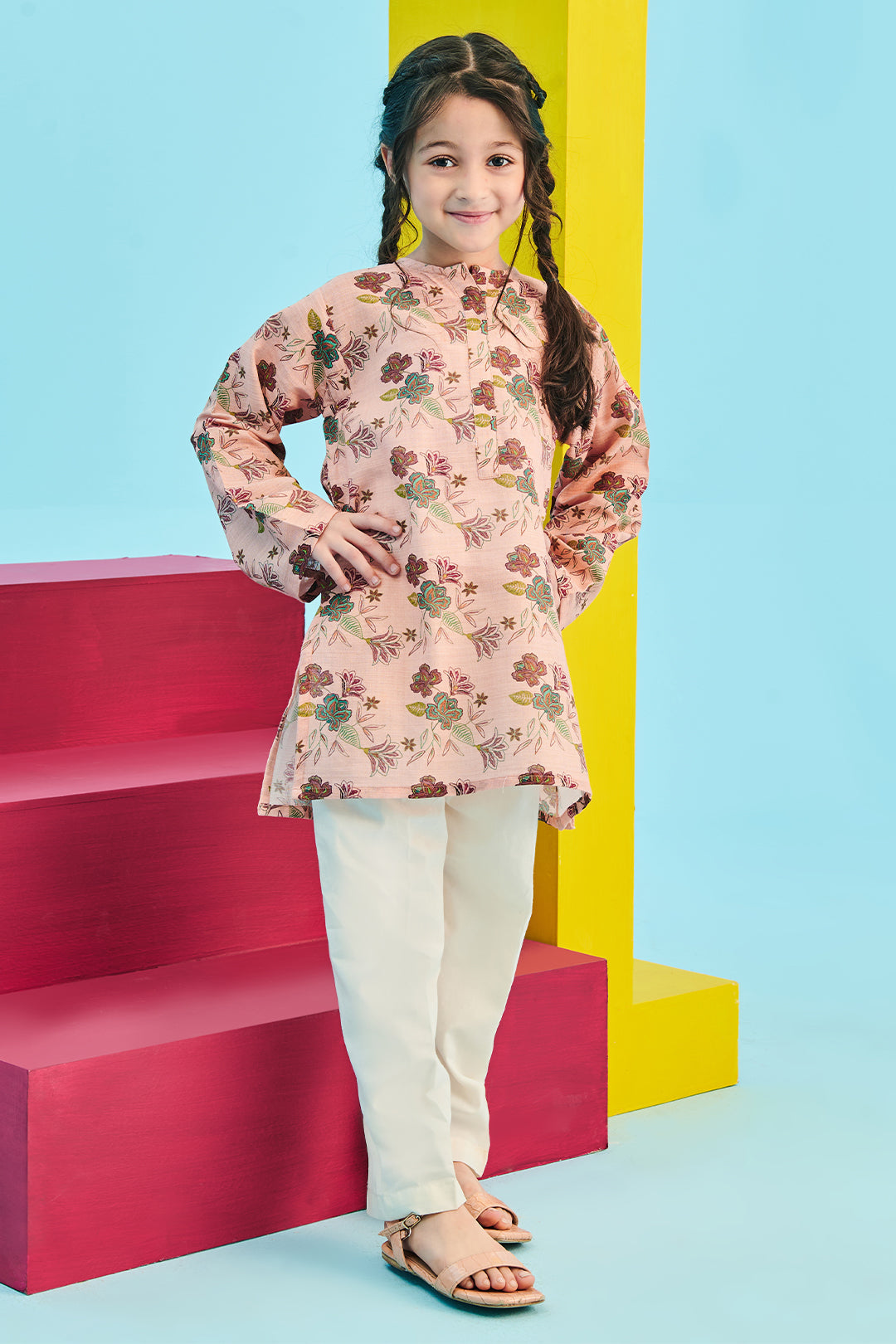 Zellbury Girls | 1 Piece Khaddar | Kurta - 1732 - Libasekhas