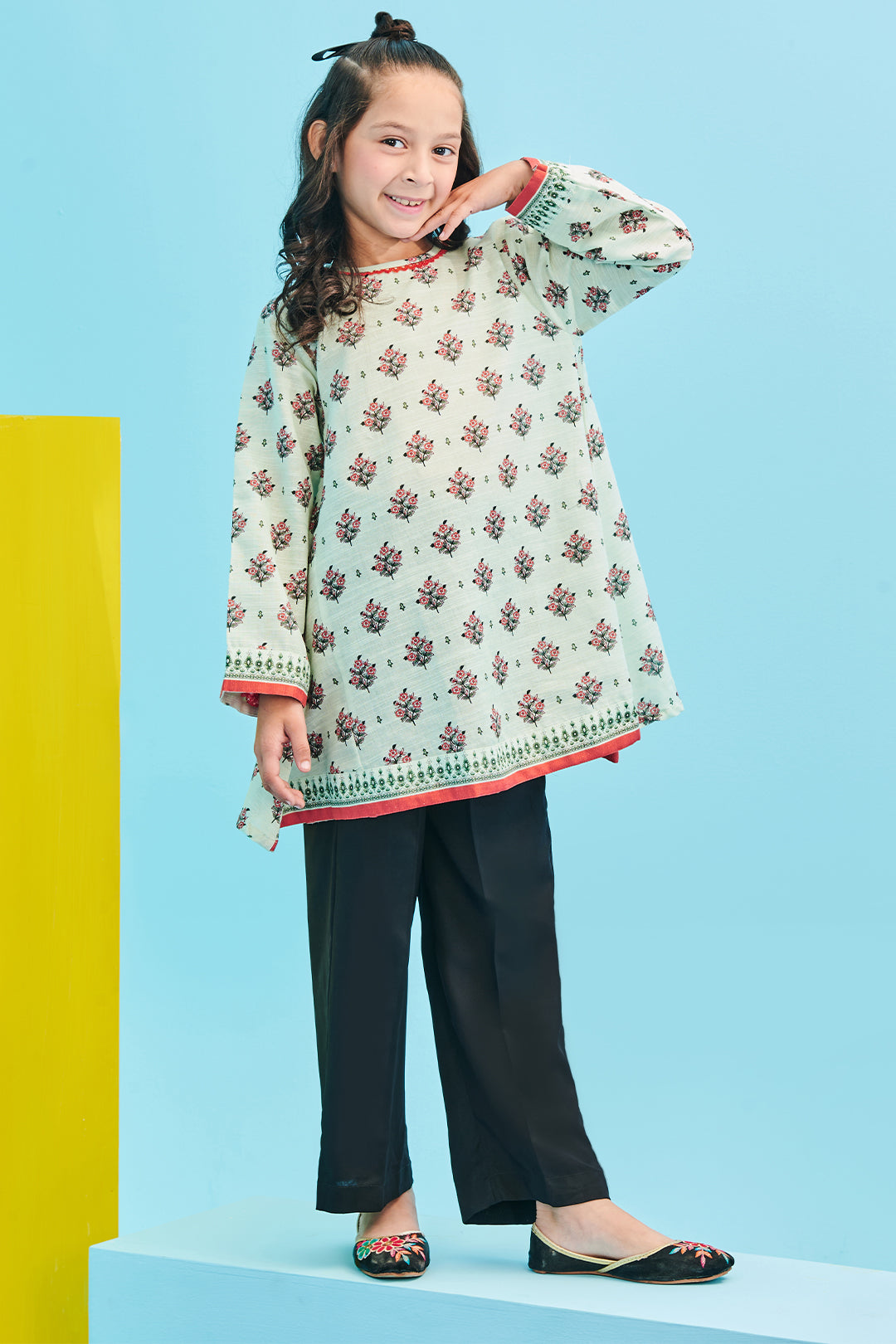 Zellbury Girls | 1 Piece Khaddar | Kurta - 1733 - Libasekhas