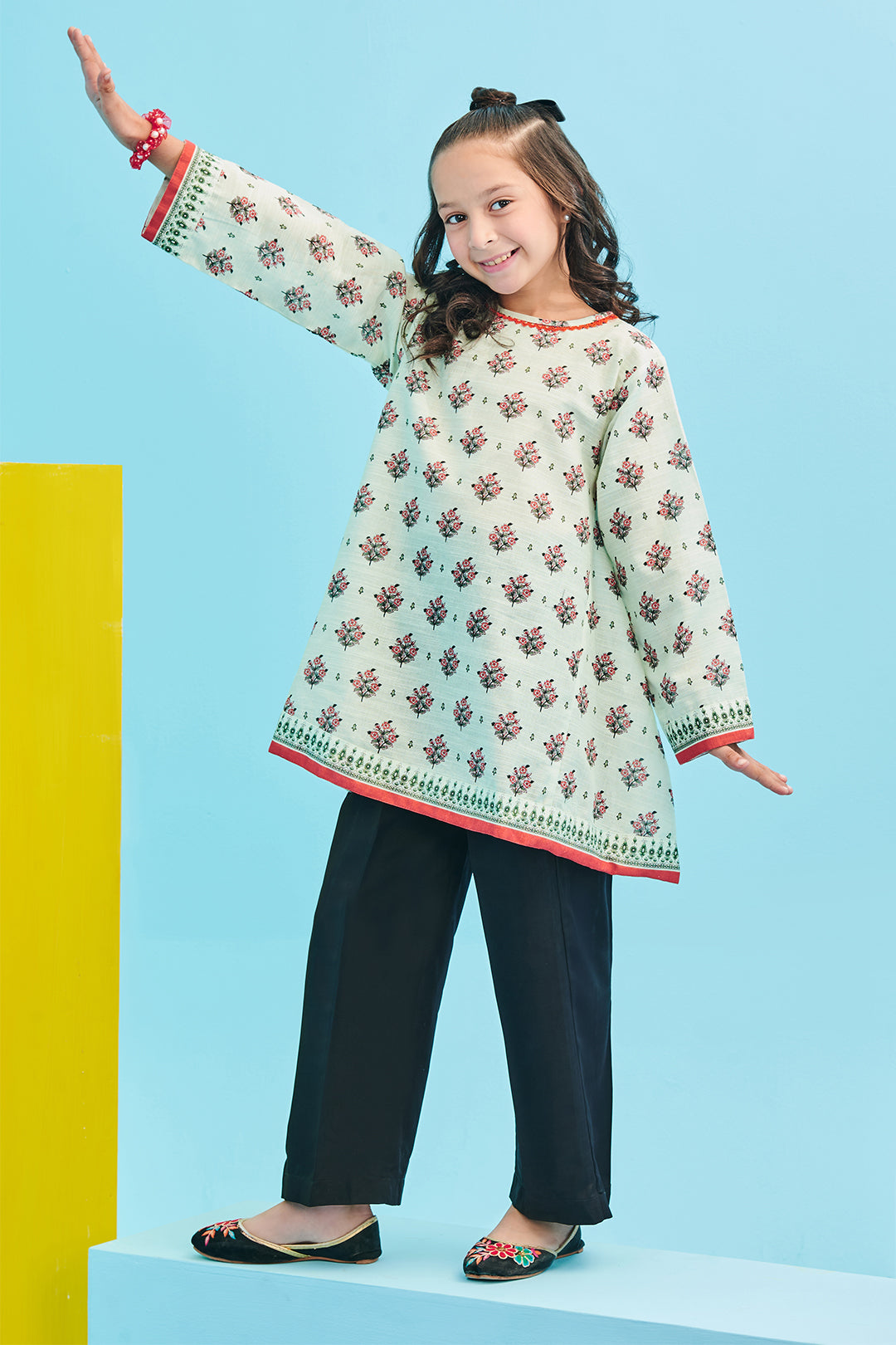 Zellbury Girls | 1 Piece Khaddar | Kurta - 1733 - Libasekhas