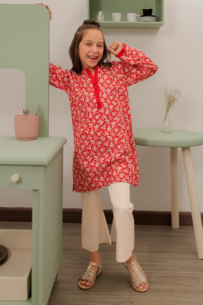 Zellbury Girls | 1 Piece Khaddar | Kurta - 1777 - Libasekhas