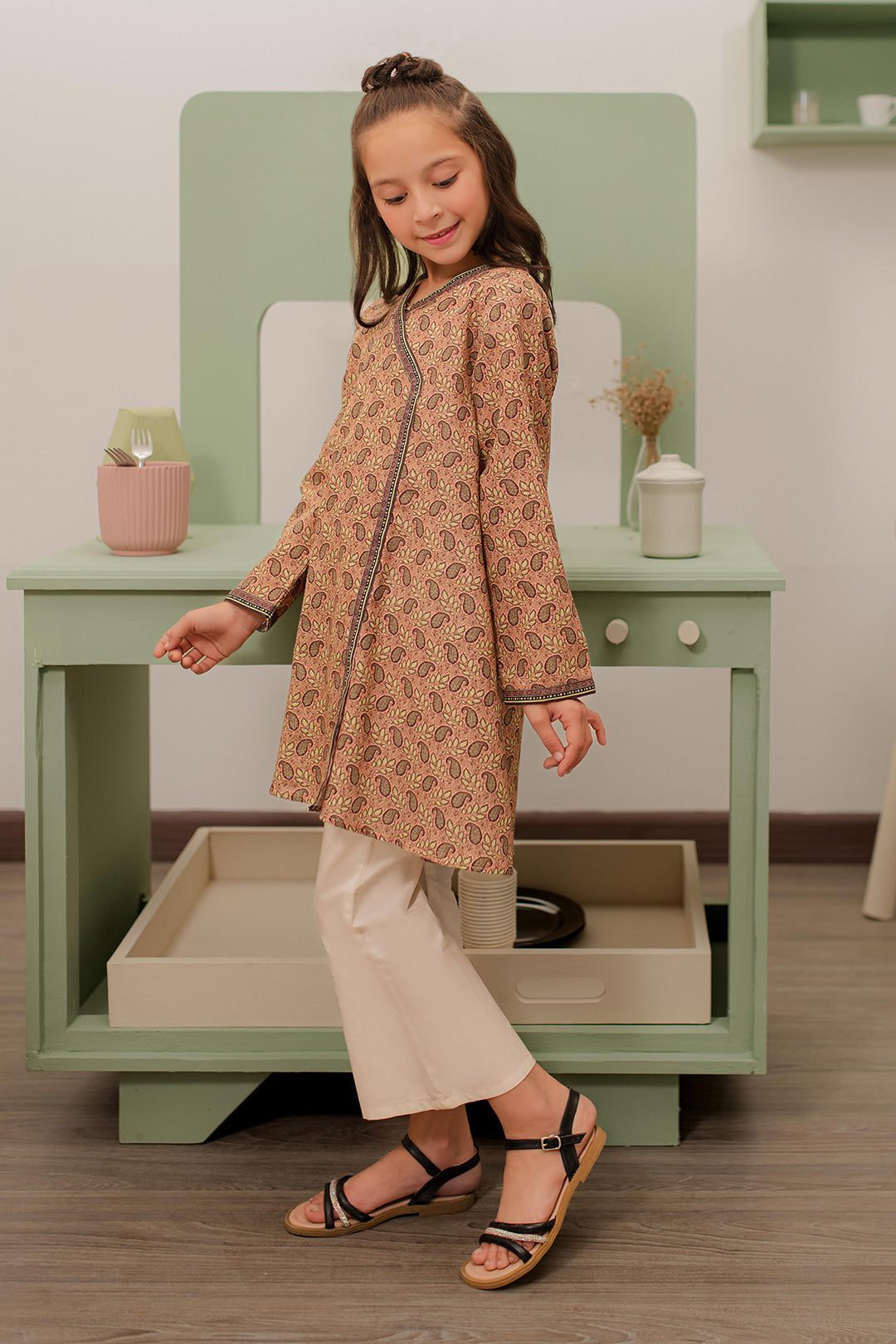 Zellbury Girls | 1 Piece Khaddar | Kurta - 1780 - Libasekhas