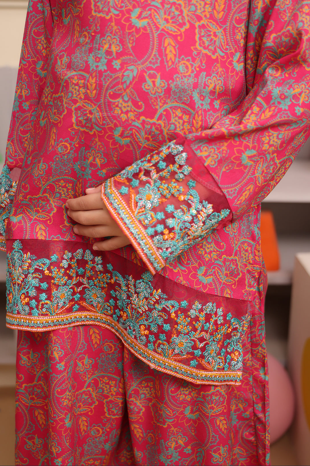Zellbury Girls | 2 Piece Viscose | Embroidered Kurta Trouser - 2730 - Libasekhas