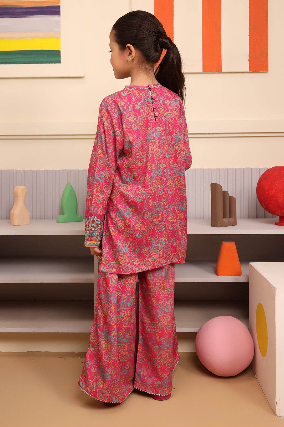 Zellbury Girls | 2 Piece Viscose | Embroidered Kurta Trouser - 2730 - Libasekhas