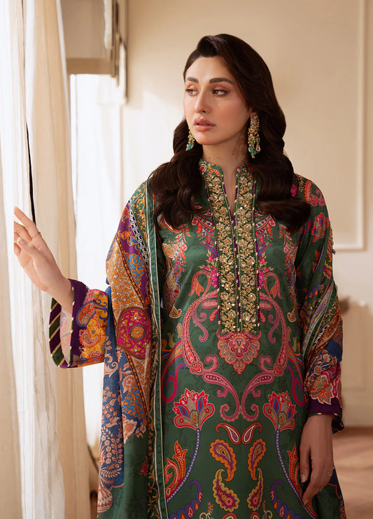 Gulaal | Velouré Printed Silk | Majestic Mosaic