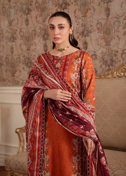 Gulaal | Velouré Printed Silk | Rustic Regalia