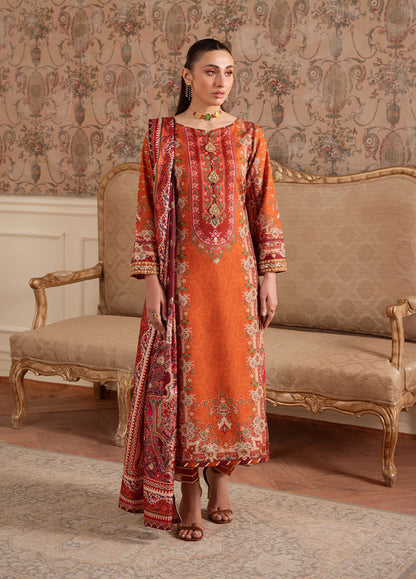 Gulaal | Velouré Printed Silk | Rustic Regalia