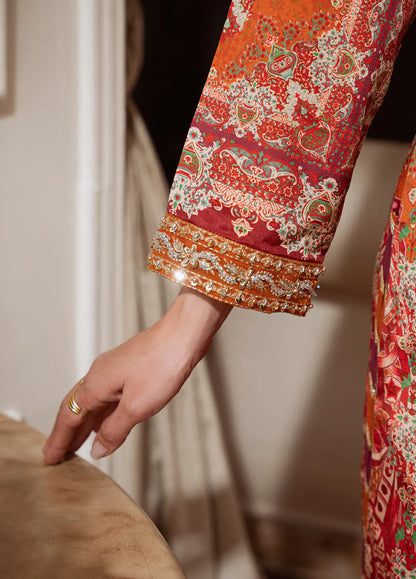 Gulaal | Velouré Printed Silk | Rustic Regalia