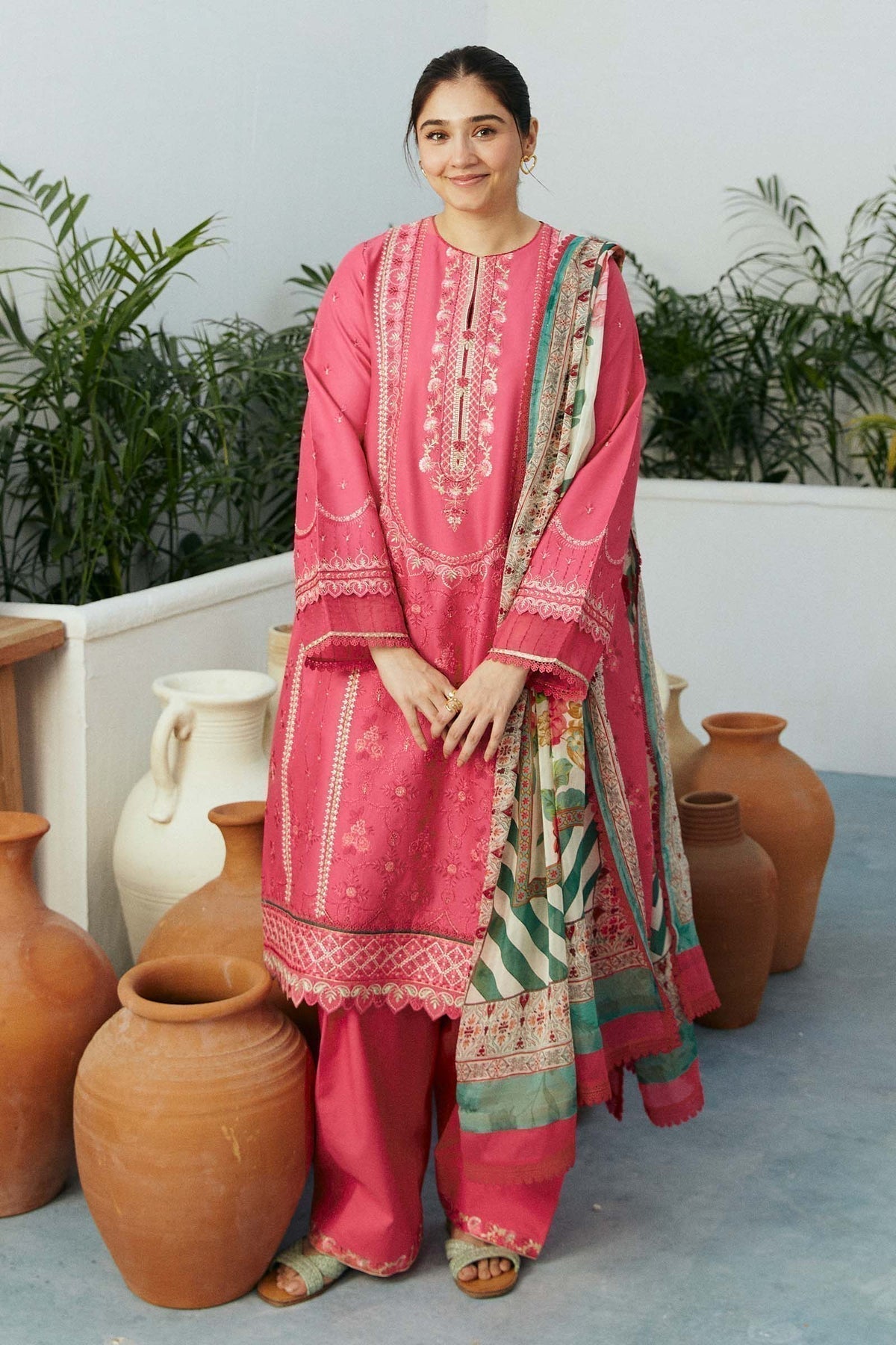 Zara Shahjahan | Coco Lawn Eid Edit 24 | GUL-D2 - House Of Anaya