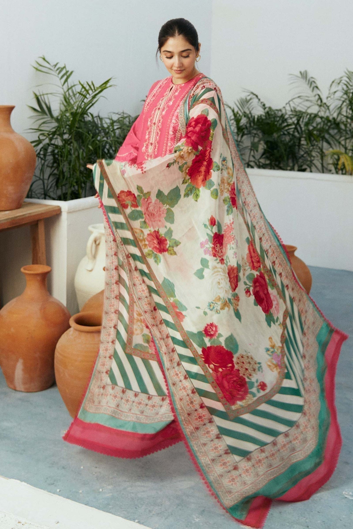 Zara Shahjahan | Coco Lawn Eid Edit 24 | GUL-D2 - House Of Anaya