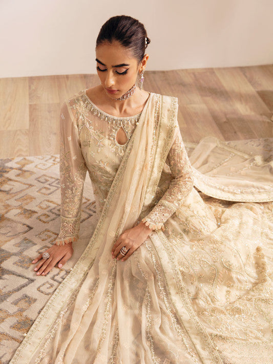 Gulaal | Embroidered Chiffon 23 | ROYALE GL-EC-23V1-01 - House Of Anaya