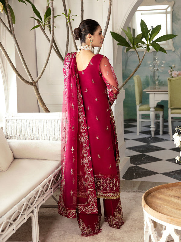 Gulaal | Embroidered Chiffon 23 | SAMARA GL-LP-V2-16 - House Of Anaya