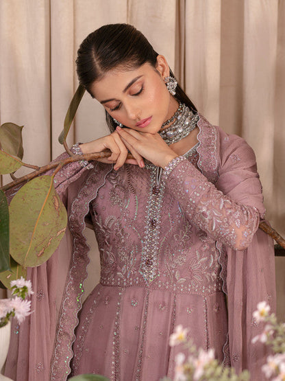 Gulaal | Embroidered Chiffon 23 | EZRAH UC-03 - House Of Anaya