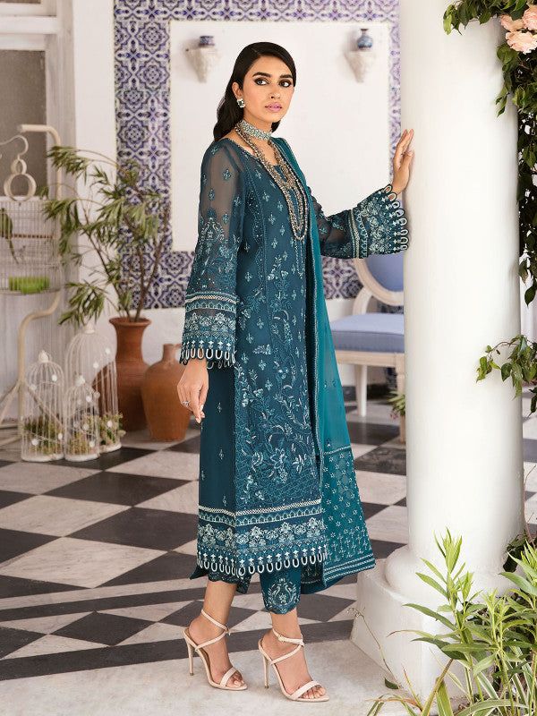 Gulaal | Embroidered Chiffon 23 | Reyah - House Of Anaya