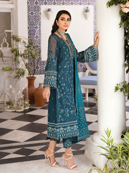 Gulaal | Embroidered Chiffon 23 | Reyah - House Of Anaya