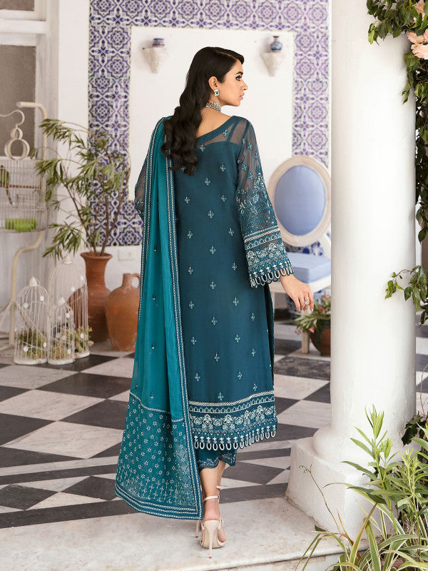 Gulaal | Embroidered Chiffon 23 | Reyah - House Of Anaya