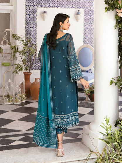 Gulaal | Embroidered Chiffon 23 | Reyah - House Of Anaya