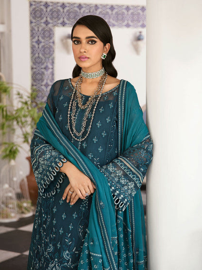 Gulaal | Embroidered Chiffon 23 | Reyah - House Of Anaya